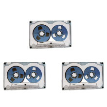 3X Disco Nastro Vuoto da 55 Minuti Disco Nastro Aperto Piccolo In Metallo A Doppia Faccia Disco Nastro Vuoto, D