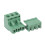 40Pcs 5.08mm Pitch 3Pin SCREW Plug-in PCB Bloque de Terminales Conector de ángulo Recto 1