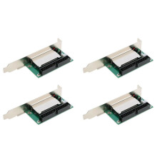 4X 40-Pin Cf Compact Flash Card to 3.5 Ide Converter Adapter Pci Bracket Back Panel