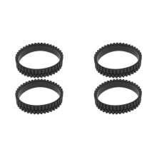4X Anti Slip Wheel Tires Skin Replacement for RoboVac 11S/ 11S MAX/ 15T/ 30/ 30C/ 15C/ 15C MAX Anti-Wear Tyre Skins