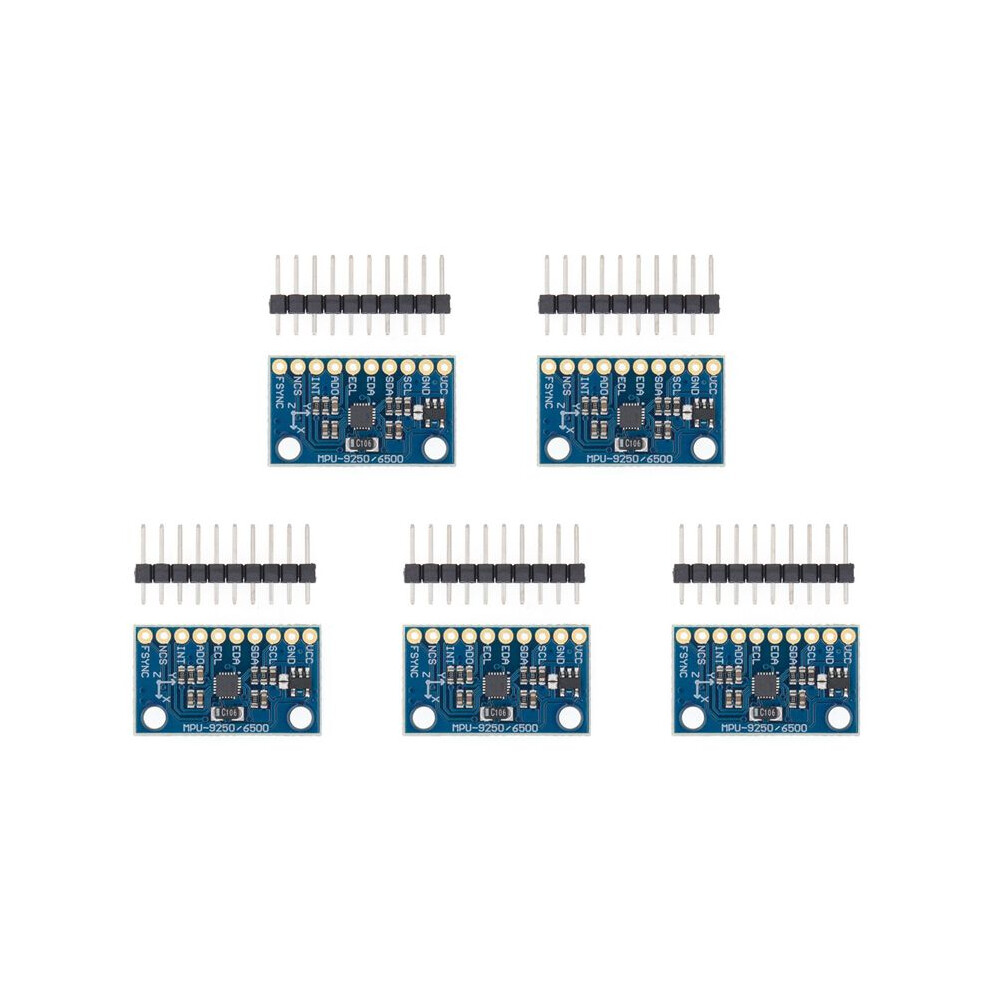 5X Mpu-9250 Gy-9250 9-Axis Sensor Module I2c/Spi Communications Thriaxis Gyroscope + Triaxial Accelerometer 4711289034636