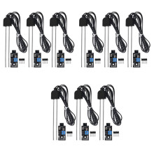 9 Sets Bodenfeuchtesensor, mit Korrosionsbeständiger Sonde, Modul Digital-Analog-Signalausgang für Gartenautomatik