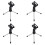 4X Detachable Foldable Portable Angle Adjustable Tripod Table Desktop Mic Miniphone Stand Holder Bracket 1