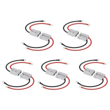 10x för Anderson-Anslutare 50A Kit för Anderson Plug 8 Guage 30cm Batterikablar Vattentäta Snabbkontakter för Lifepo4