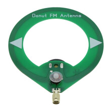 3X Donut FM Antenna 75M-135MHz FM Antenna SMA Male Interface Loop Antenna