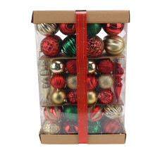Christmas Ornament Set PS Decoration74Pieces