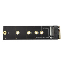 5X M.2 A+E KEY Slot Till M.2 NVME Adapter Card NGFF Till KEY-M Expansion Card NVMe PCI Express SSD Port Expansion Adapter