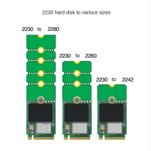 20X NGFF NVME M.2 Extended Bracket 2230 to 2242/2260/2280,2260 to 2280 Transfer Adapter Expansion Rack Board