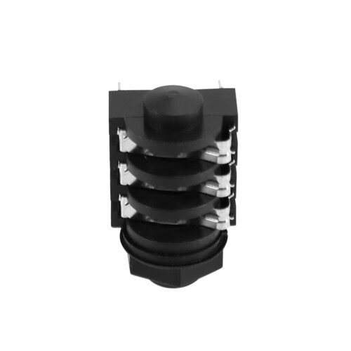 4pcs 1/4 Inch 6.5mm Stereo Audio PCB Panel Mount Headphone Jack Socket 6 Pin 2