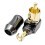 20 Uds. Conector RCA Conector de Audio Macho Codo de Ángulo Recto de 90 Grados Conector de Terminal de Altavoz para Soldar Cable de Vídeo 9