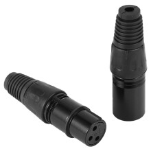 30 Paar XLR 3-Pins Microfoon Audiokabels Stekkerconnectoren Vrouw MIC Snake-Stekkerkabelconnectoren