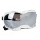 Large Dog Sunglasses UV Proof Windproof PC Silver Adjustable Strap 15