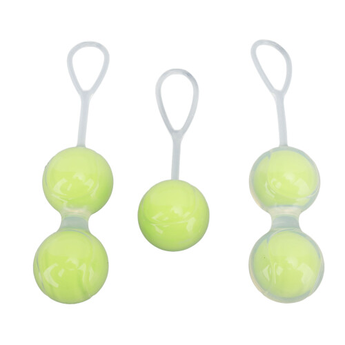3pcs silicone pelvic floor trainer balls postpartum exercise tighten 2