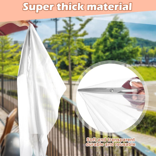 Film isolant transparent pour fenêtre en ABS, découpable 2