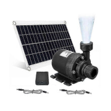 (As show, One size) 50W Solar Water Pump 800L/H DC12V Low Noise Water Fountain Pump for Garden and Home Use