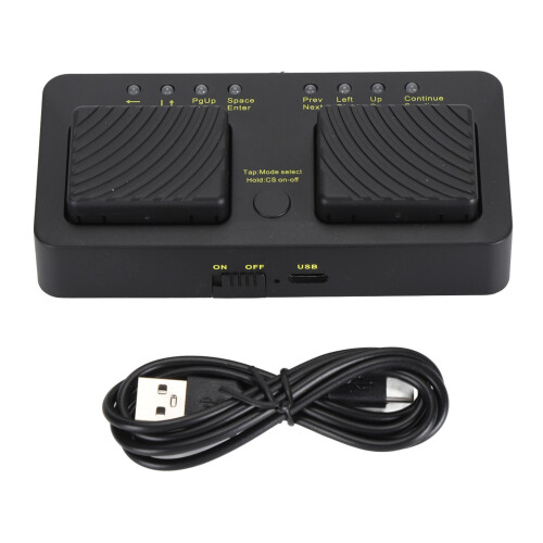 Wireless Bluetooth Page Turner Pedal, 300mAh Lithium Battery, Plastic 2