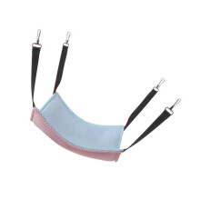 Breathable Mesh Cat Hanging Hammock Bed 35x35cm Pink & Blue