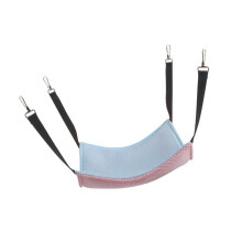 Breathable Mesh Cat Hanging Hammock Bed 27x27cm Reversible Pink & Blue