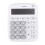 Large White Battery-Powered Desktop Calculator with Big Buttons 2