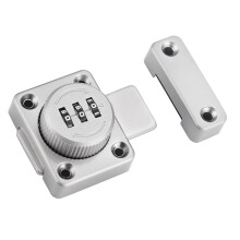 Password Rotary Hasp Lock Small Door Cupboard Sheds 3 Digit Combinatio