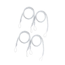 4 Pieces Twisted Curtain Tie Backs Ornament for Bedroom Kids Room Stud