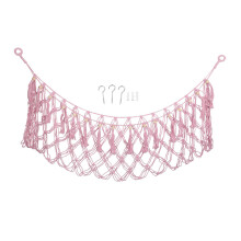 Hanging Net Holder Corner Hanging Toy Organizer for Nursery Bedroom Ba