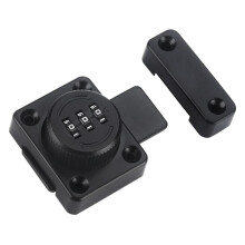 Password Rotary Hasp Lock Small Door Cupboard Sheds 3 Digit Combinatio