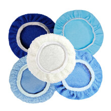 5x Car Orbital Buffer Polisher Pad Microfiber for Waxing Sealing Glaze