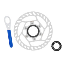 Bike Center Lock Brake Disc Rotor Spare Parts Stainless Steel Aluminum