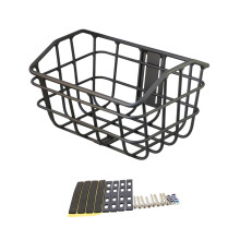 Bicycle Storage Basket Front Large Capacity Black for People Women Men