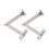2 Pieces Lid Support Hinges Cabinet Cupboard Door Folding Hinge for Gi 1