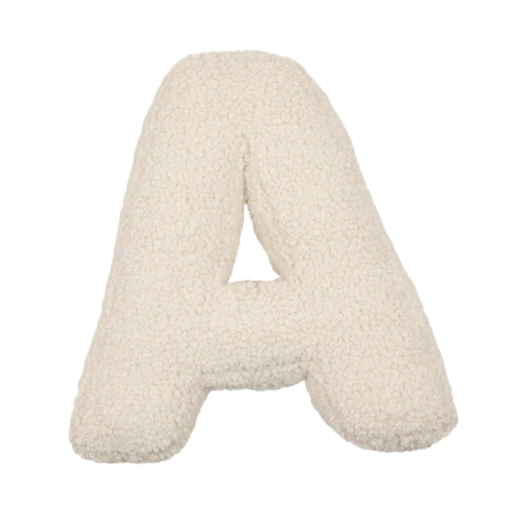 Letter Plush Pillow Letter Hugging Throw Pillow for Sofa Home Office B