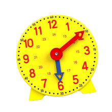 Teaching Clock Development Toy Classroom Time Activity for Ages 5+ Pre