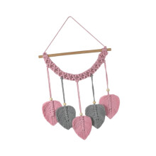 Macrame Wall Hanging Leaves Tapestry Chic for Wedding Room Bedroom Far