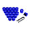 20Pcs Generic Car Wheel Lug Nut Covers Blue Protection Caps SUV Remove 1
