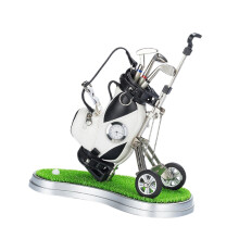 Mini Golf Bag Pen Holder Desktop Decoration Husband Golf Enthusiast Co