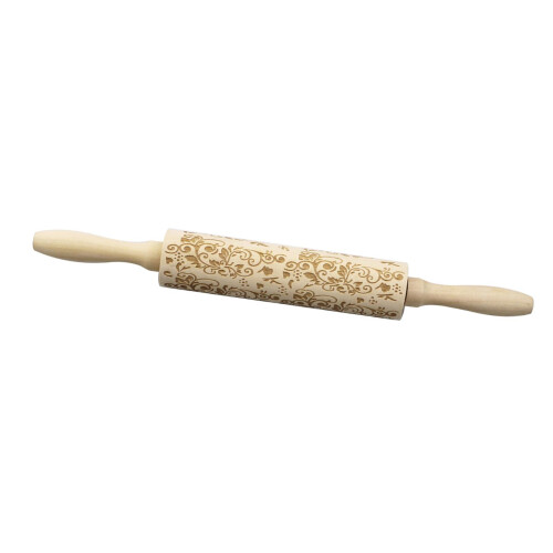 Embossing Rolling Pin Xmas Embossed Rolling Pin for Baking Dough Pastr