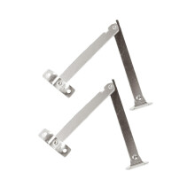 2 Pieces Lid Support Hinges Cabinet Cupboard Door Folding Hinge for Gi
