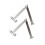 2 Pieces Lid Support Hinges Cabinet Cupboard Door Folding Hinge for Gi 1