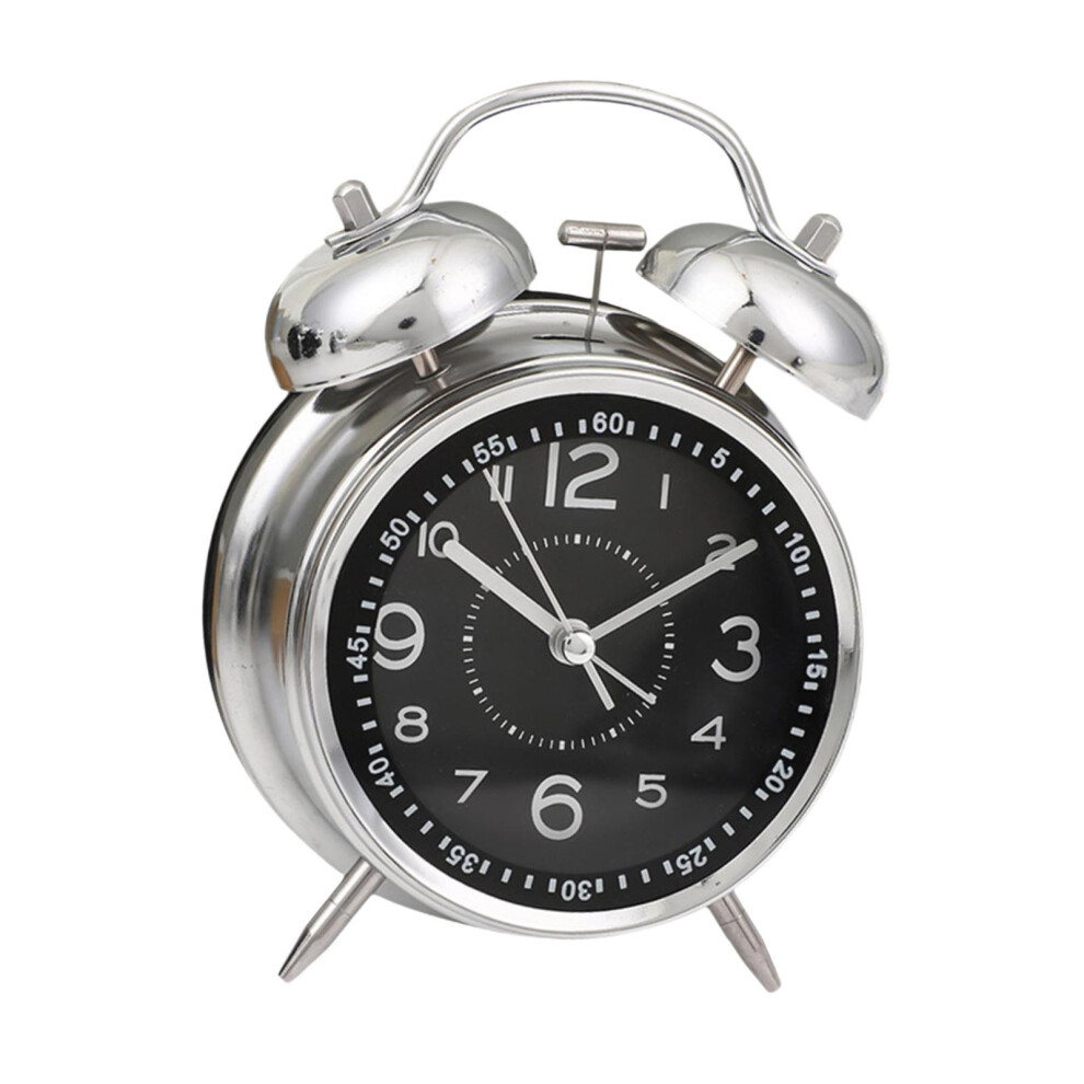 Silent Non Ticking Luminous Dial Living Room Nursery Gift Analog Alarm