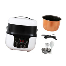2L Rice Cooker Electric Rice Cooker for Long Distance Outdoor Trip Aut