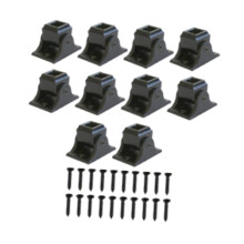 10Pcs Iron Baluster Shoes for Staircase for Courtyard Balcony Stair Ha
