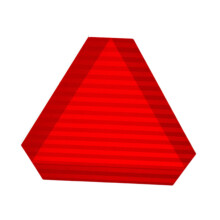 Slow Moving Vehicle Triangle Sign for Tractor Low Speed Vehicle Drivin