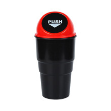 Generic Car Cup Holder Trash Can with Lid Car Garbage Can for SUV Truc