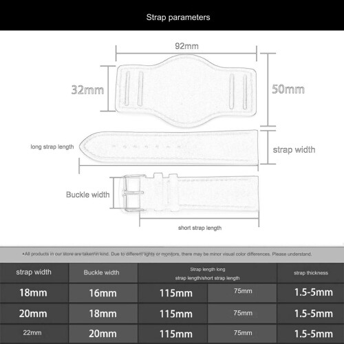 Watch Band Accessories Replacement Leather for Men Quick Release Wrist 1