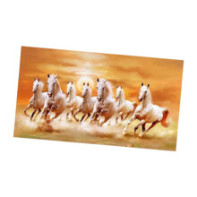 Seven Horses Picture Print Painting Picture for Farmhouse Bedroom Stud