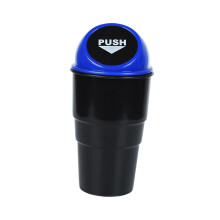 Generic Car Cup Holder Trash Can with Lid Car Garbage Can for SUV Truc