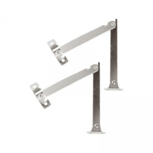 3x2 Pieces Lid Support Hinges Cabinet Cupboard Door Folding Hinge for