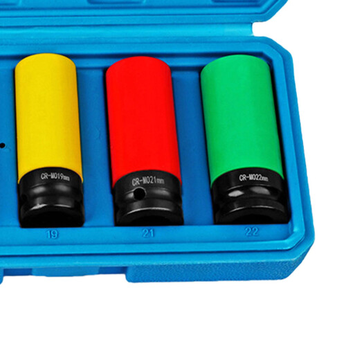 Wheel Socket Set Metric 17mm 19mm 21mm with Storage Case Socket Spanne 2