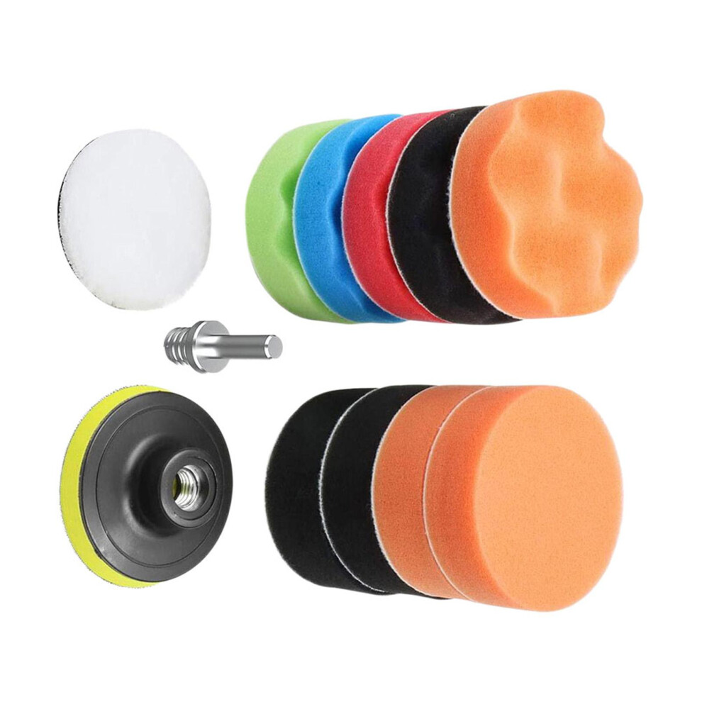 12X Buffing Polishing Pads Automotive Polisher For Automotive Detailin 6902696339607